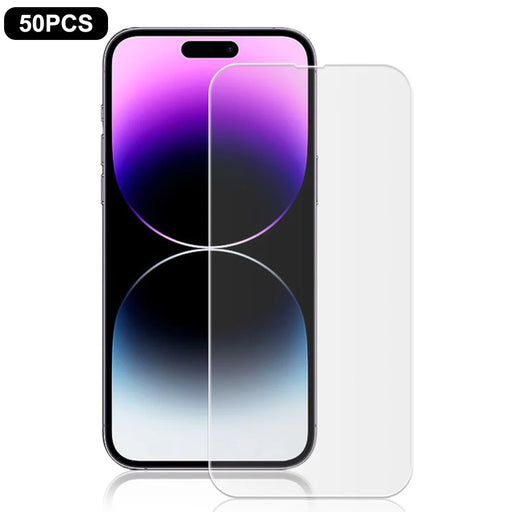MOCOLO 50Pcs For iPhone 14 Pro Max Screen Protector Anti-Scratch Clear Tempered Glass Film - 1