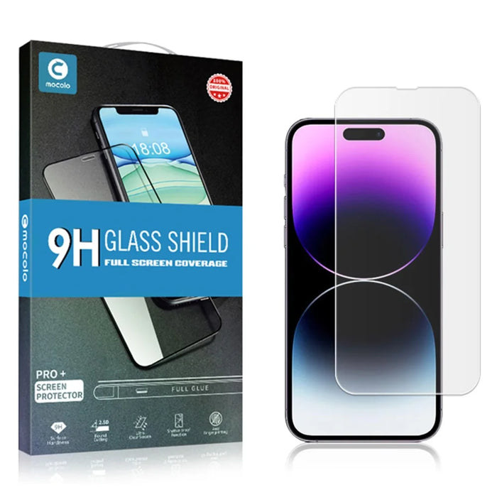 MOCOLO 50Pcs For iPhone 14 Pro Screen Protector Anti-Scratch Clear Tempered Glass Film - 6