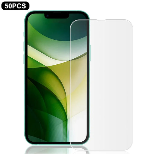 MOCOLO 50Pcs For iPhone 13 mini Screen Protector Anti-Scratch Clear Tempered Glass Film - 1