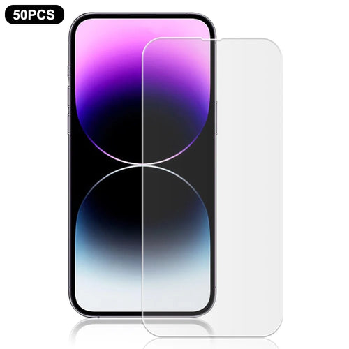 MOCOLO 50Pcs For iPhone 13 / 13 Pro Screen Protector Anti-Scratch Clear Tempered Glass Film - 1