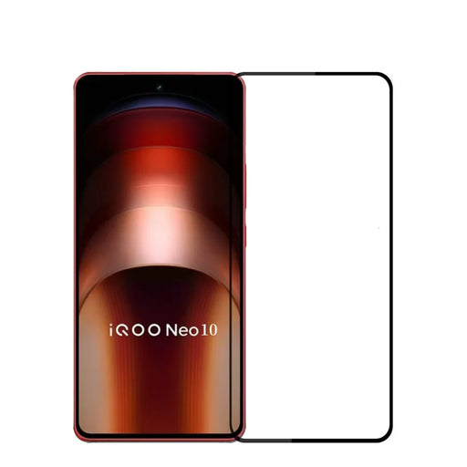 PINWUYO For vivo iQOO Neo9 Pro 5G Tempered Glass Film  JK Series-2 9H Full Screen Protector - Black - 1