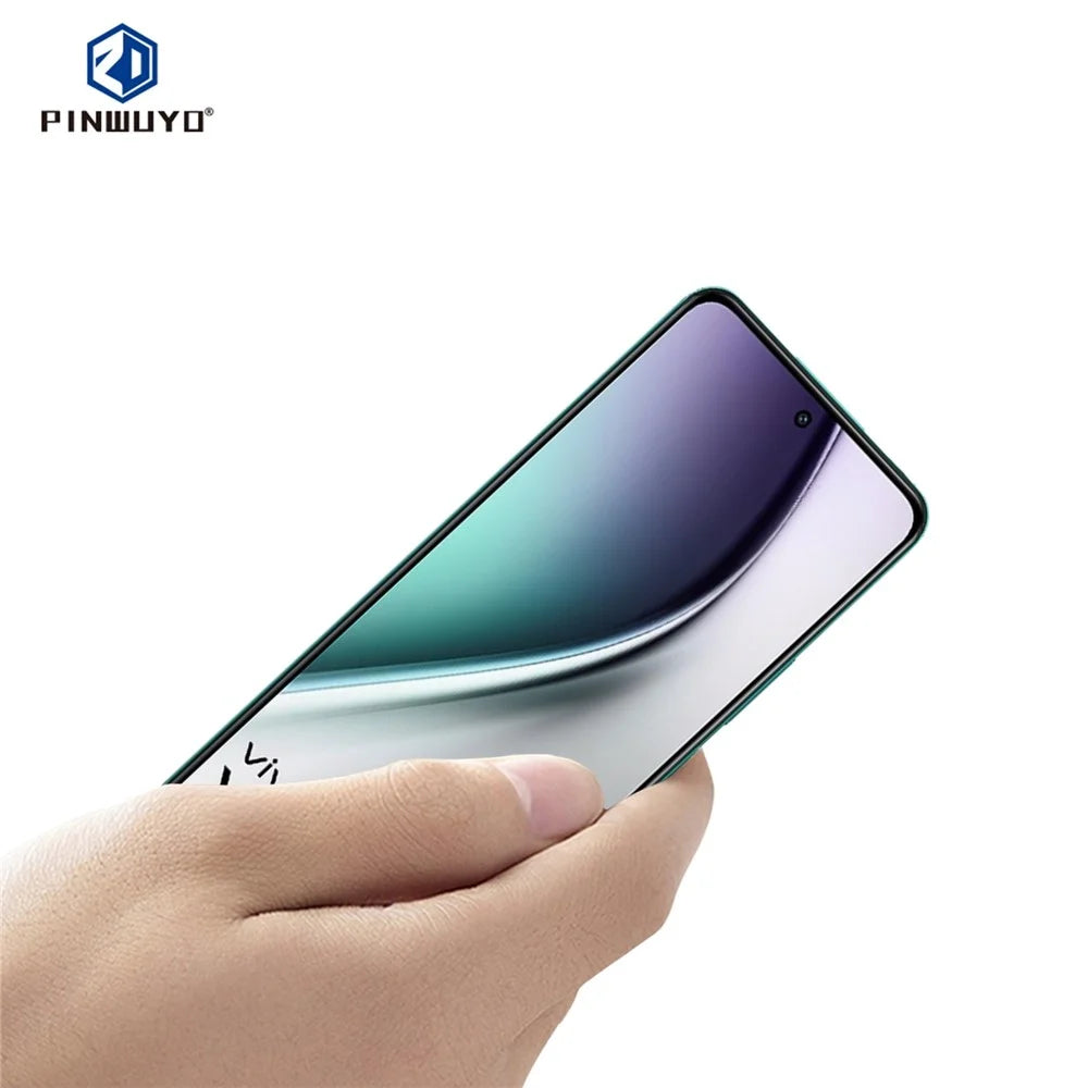PINWUYO For vivo Y300 Pro 5G Tempered Glass Film  Explosion-proof 9H 3D Full Screen Protector - Black - 2
