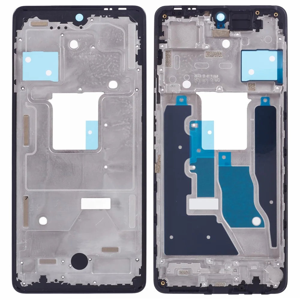 For Infinix Note 30 Pro 4G X678B OEM Front Housing Frame Replacement Part (Without Logo) - 1