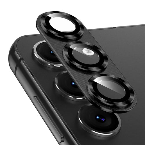 ENKAY HAT PRINCE For Samsung Galaxy S25+ Camera Lens Protector   Aluminium Alloy + Tempered Glass Lens Film - Black - 1