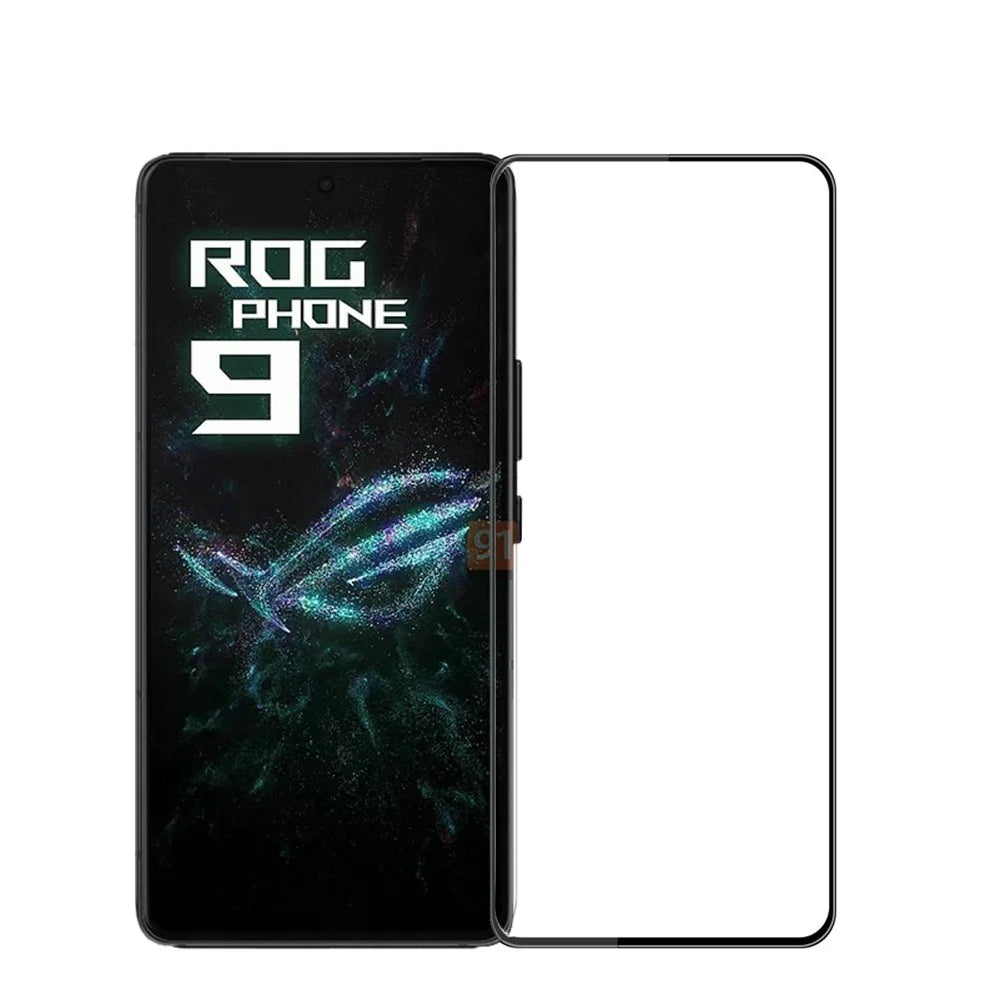 PINWUYO For Asus Zenfone 12 Ultra 5G Tempered Glass Film  Explosion-proof 9H 3D Full Screen Protector - Black - 1