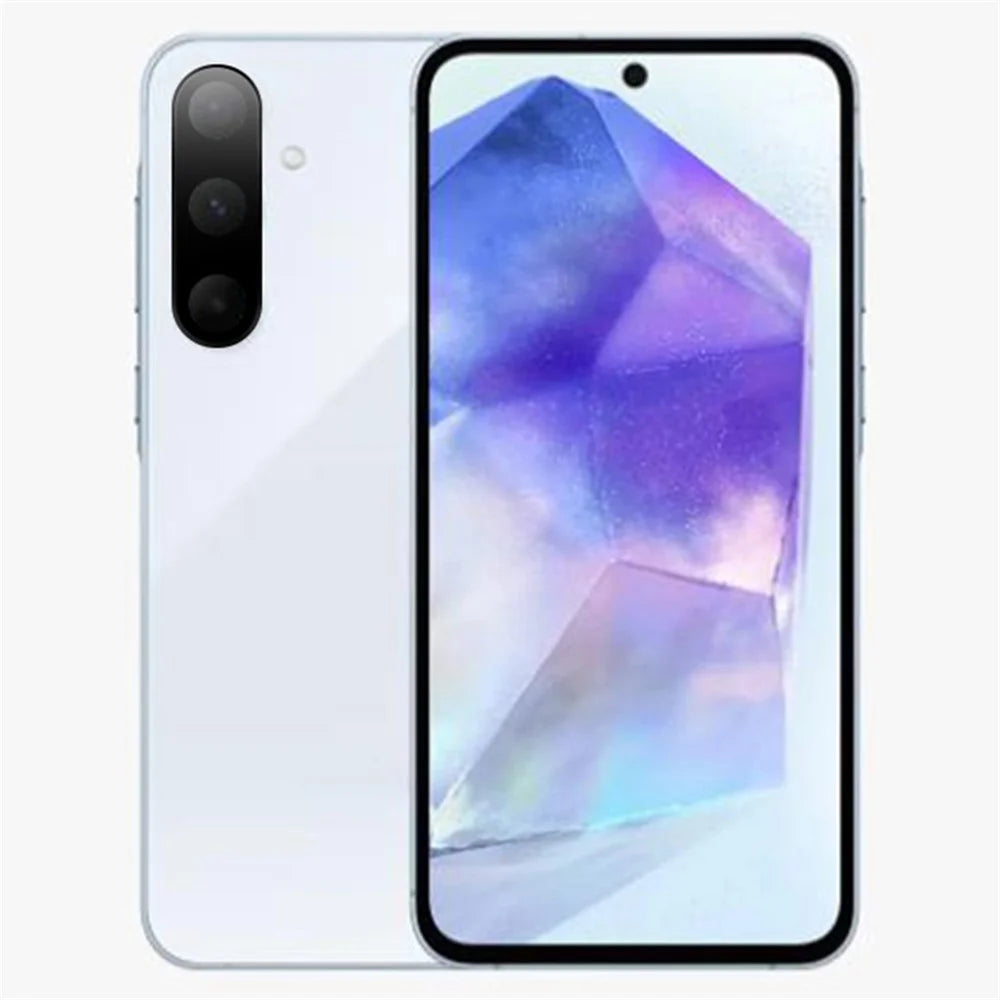 RURIHAI For Samsung Galaxy A56 5G Camera Lens Protector High Aluminium Silicon Glass Silk Printing Lens Film - 3