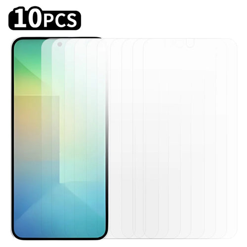 RURIHAI 10Pcs For Samsung Galaxy S25 Screen Protector Ultra Clear AGC Glass Film (Fingerprint Unlock) - 1