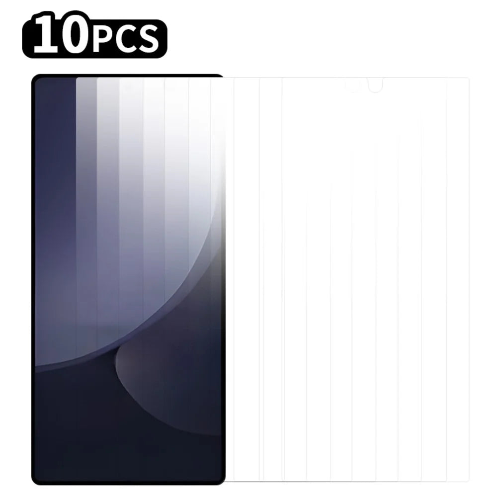 RURIHAI 10Pcs For Samsung Galaxy S25 Ultra Screen Protector Ultra Clear AGC Glass Film (Fingerprint Unlock) - 1