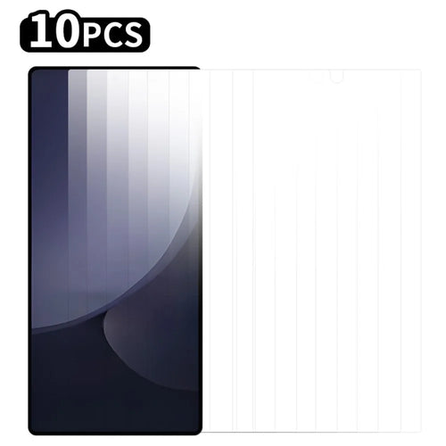 RURIHAI 10Pcs For Samsung Galaxy S25 Ultra Screen Protector Ultra Clear AGC Glass Film (Fingerprint Unlock) - 1