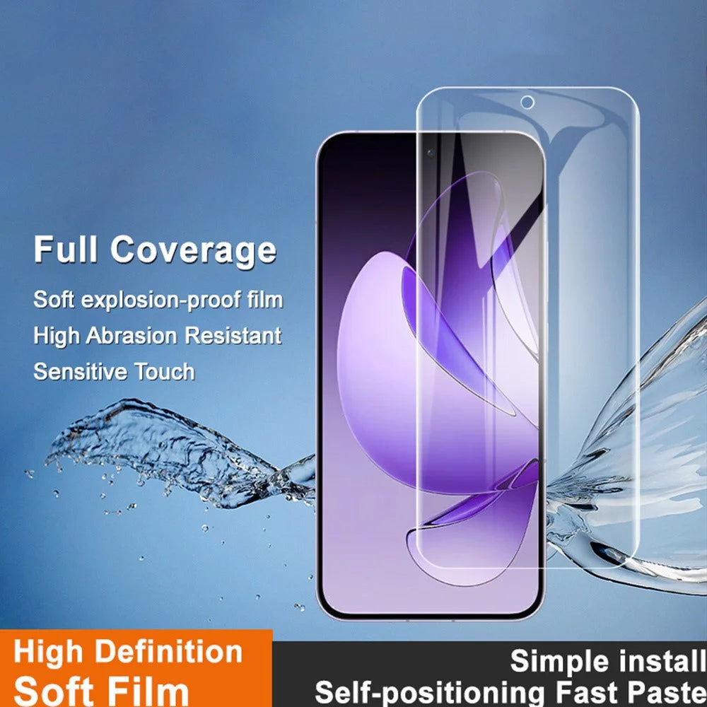 IMAK Hydrogel Film 4th Gen for Oppo Reno13 5G (Global) Full Screen Protector Ultra Clear Soft TPU Film - 3