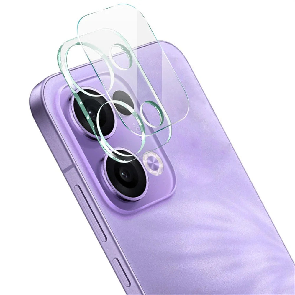 IMAK For Oppo Reno13 5G (Global) Tempered Glass Camera Lens Protector + Acrylic Lens Cap - 1