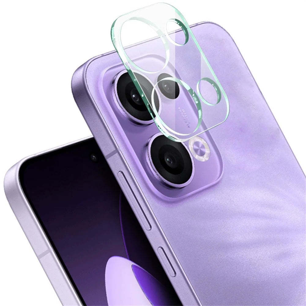 IMAK For Oppo Reno13 5G (Global) Tempered Glass Camera Lens Protector + Acrylic Lens Cap - 5
