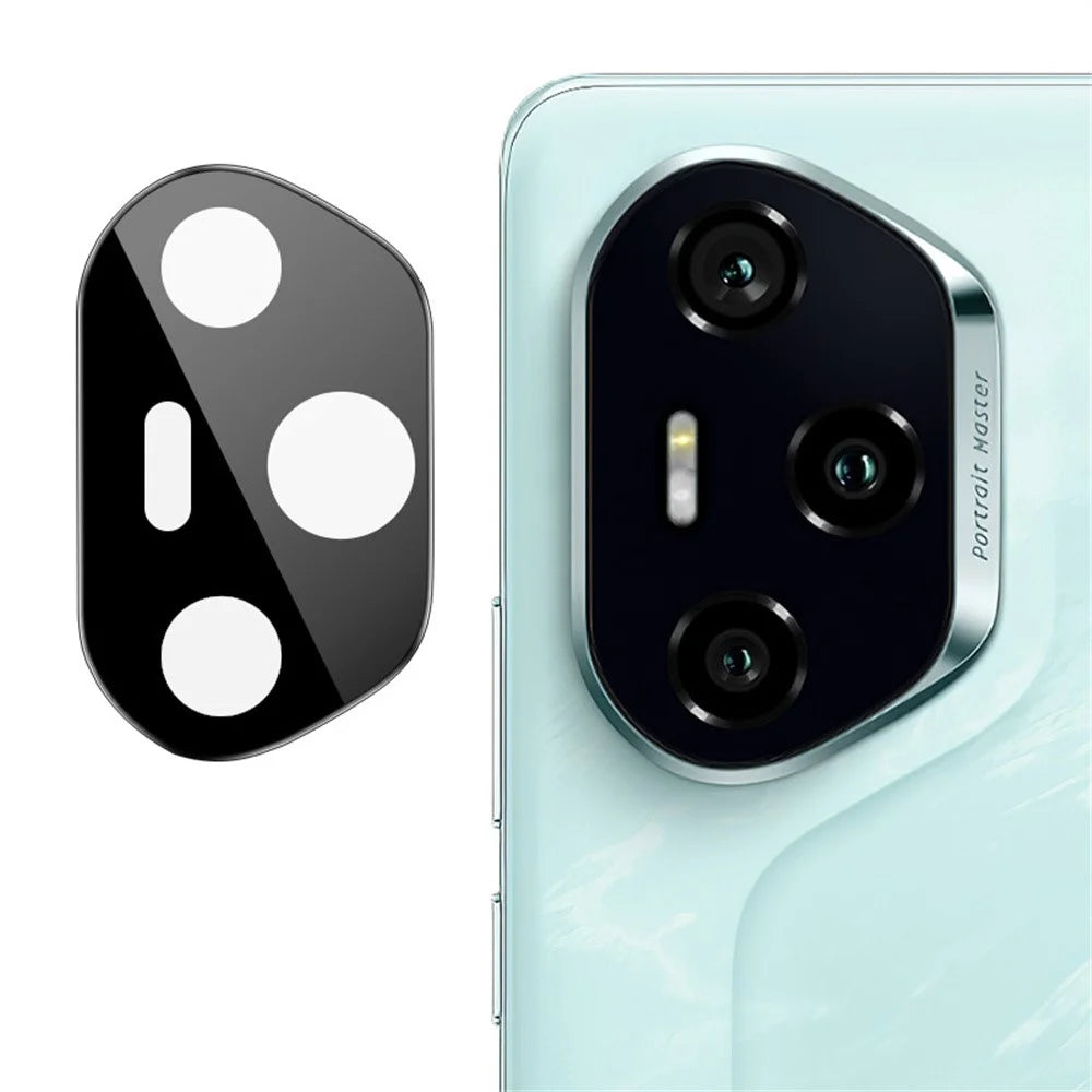 IMAK For Honor 300 Pro / 300 Ultra Camera Lens Protector Tempered Glass HD Clear Lens Film (Black Version) - 1