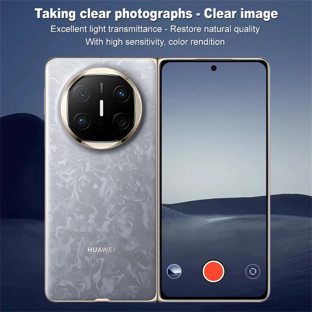IMAK For Huawei Mate X6 Camera Lens Protector Tempered Glass HD Clear Lens Film (Black Version) - 3