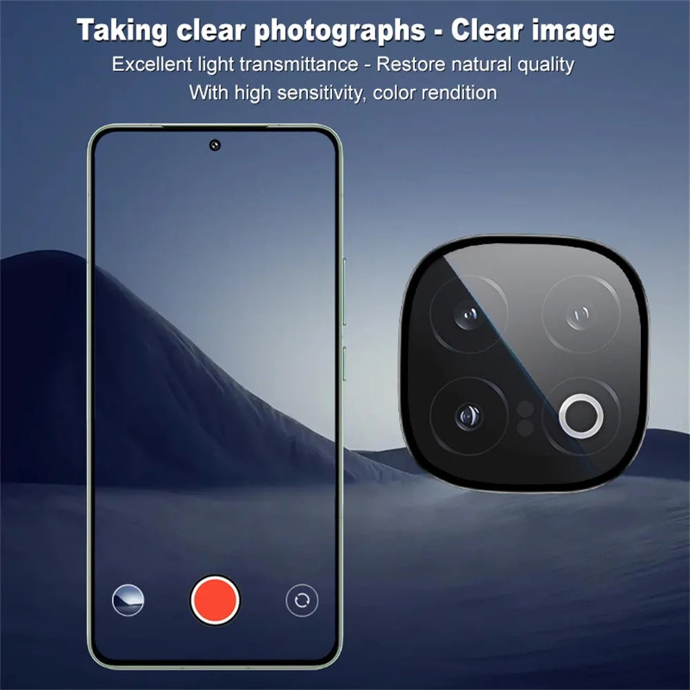 IMAK For vivo iQOO 13 5G Camera Lens Protector Tempered Glass Lens Film with Self Positioning Frame - 4