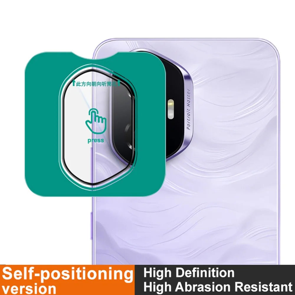 IMAK For Honor 300 Camera Lens Protector Tempered Glass Lens Film with Self Positioning Frame - 3