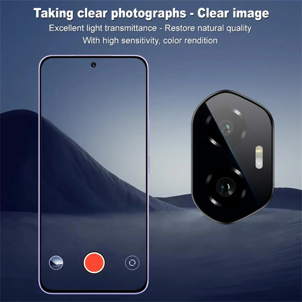 IMAK For Honor 300 Camera Lens Protector Tempered Glass Lens Film with Self Positioning Frame - 4