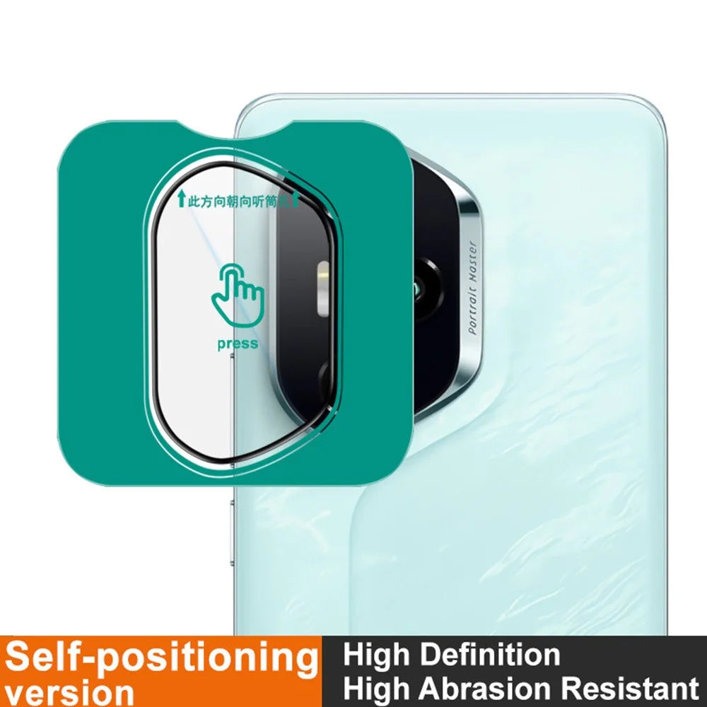 IMAK For Honor 300 Pro / 300 Ultra Camera Lens Protector Tempered Glass Lens Film with Self Positioning Frame - 3