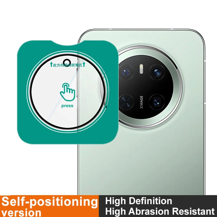 IMAK For Huawei Mate 70 Camera Lens Protector Tempered Glass Lens Film with Self Positioning Frame - 3