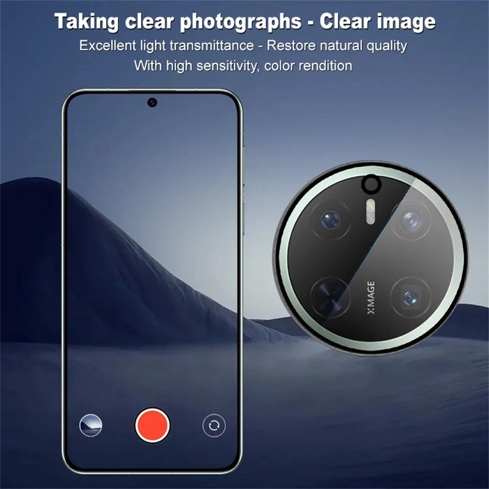 IMAK For Huawei Mate 70 Camera Lens Protector Tempered Glass Lens Film with Self Positioning Frame - 4