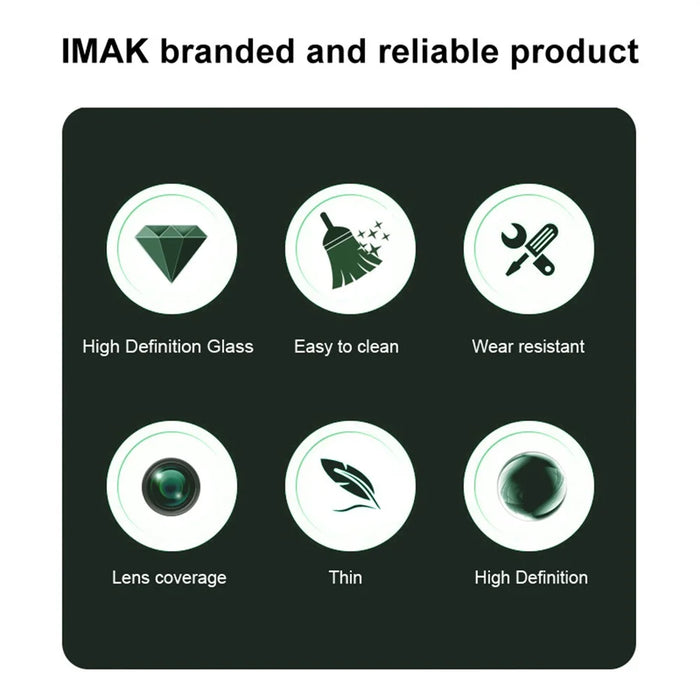 IMAK For Huawei Mate 70 Camera Lens Protector Tempered Glass Lens Film with Self Positioning Frame - 5