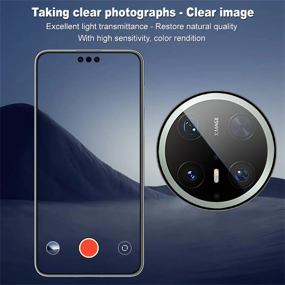 IMAK For Huawei Mate 70 Pro+ / Mate 70 Pro Camera Lens Protector Tempered Glass Lens Film with Self Positioning Frame - 4