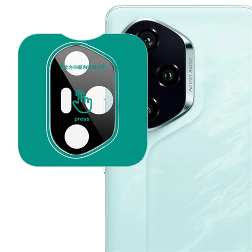 IMAK For Honor 300 Pro / 300 Ultra Tempered Glass Camera Lens Protector with Self Positioning Frame (Black Version) - 1