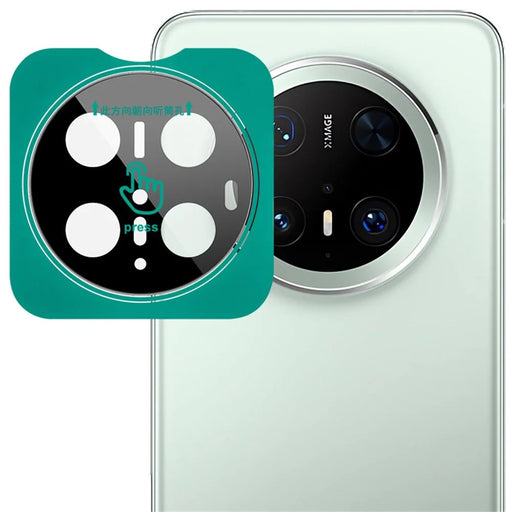 IMAK For Huawei Mate 70 Pro / Mate 70 Pro+ Tempered Glass Camera Lens Protector with Self Positioning Frame (Black Version) - 1