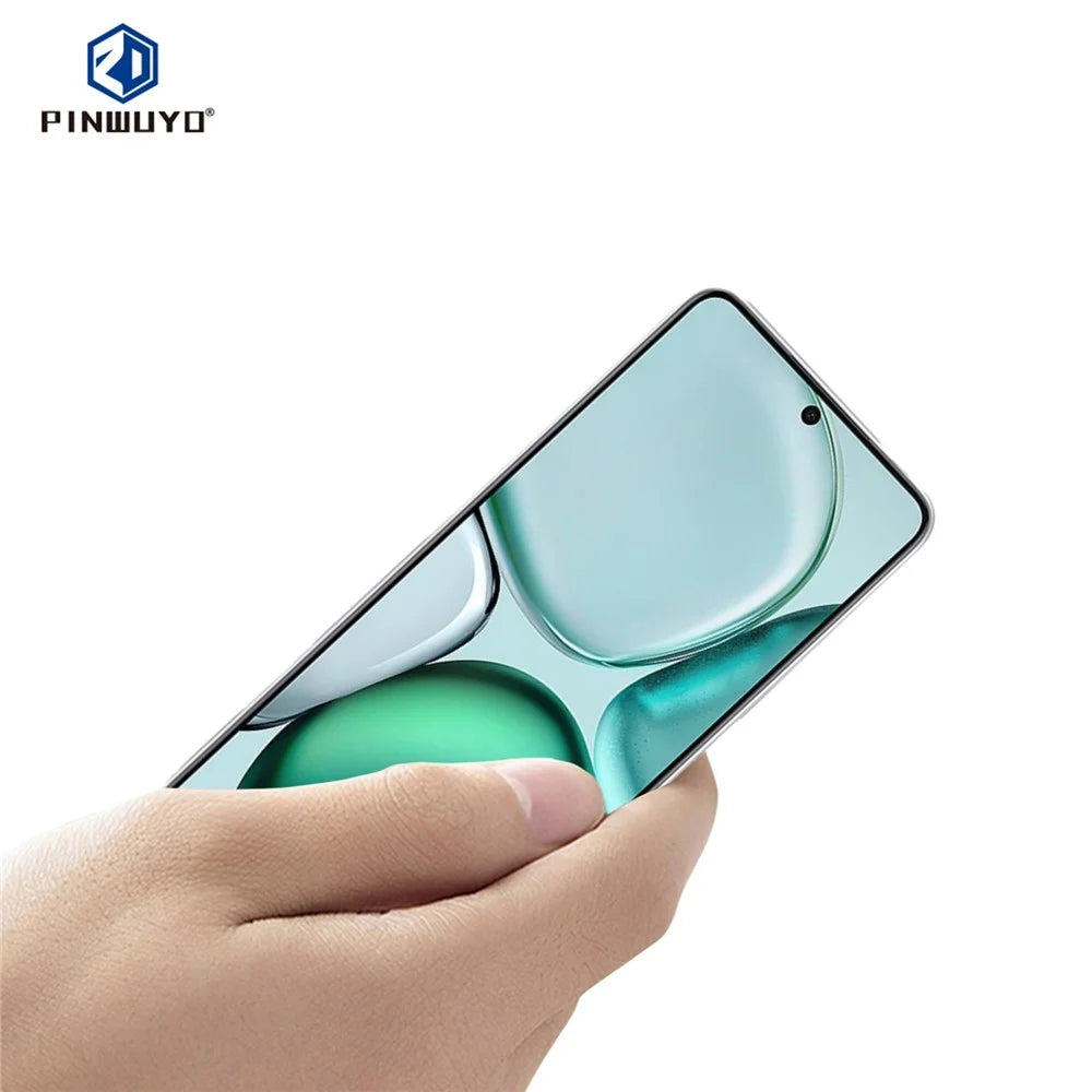 PINWUYO For Honor X9c Smart 5G Tempered Glass Film  JK Series-2 9H Full Screen Protector - Black - 2