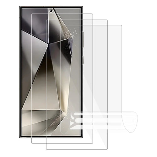 3Pcs For Samsung Galaxy S25 Ultra Screen Protector Soft Hydrogel TPU Anti-Scratch Screen Film - 1