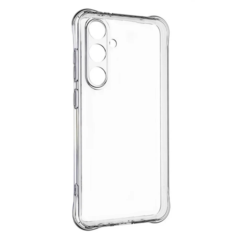 For Samsung Galaxy A36 5G Case 2.0mm TPU Clear Phone Cover with Tempered Glass Screen Protector - 2