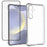 For Samsung Galaxy A56 5G Case 2.0mm TPU Clear Phone Cover with Tempered Glass Screen Protector - 1