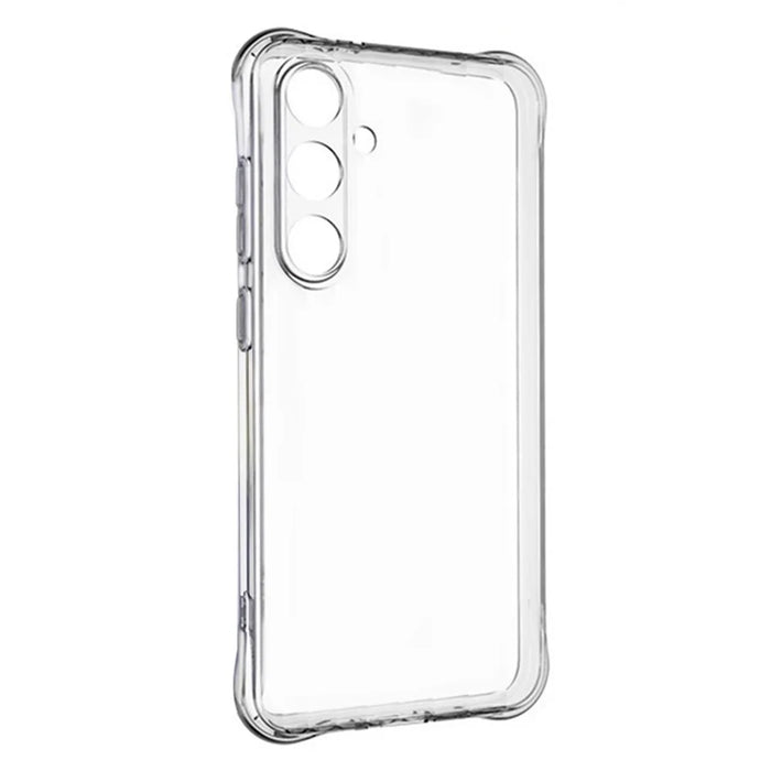For Samsung Galaxy A56 5G Case 2.0mm TPU Clear Phone Cover with Tempered Glass Screen Protector - 2