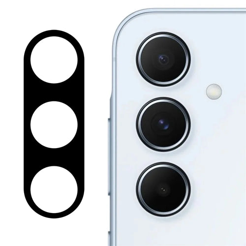 For Samsung Galaxy A56 5G Tempered Glass Lens Protector Silk Printing Camera Lens Film - 1