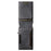 SUTENI Denim Texture PU Leather Card Case Auto Pop Up Card Holder - Black - 4