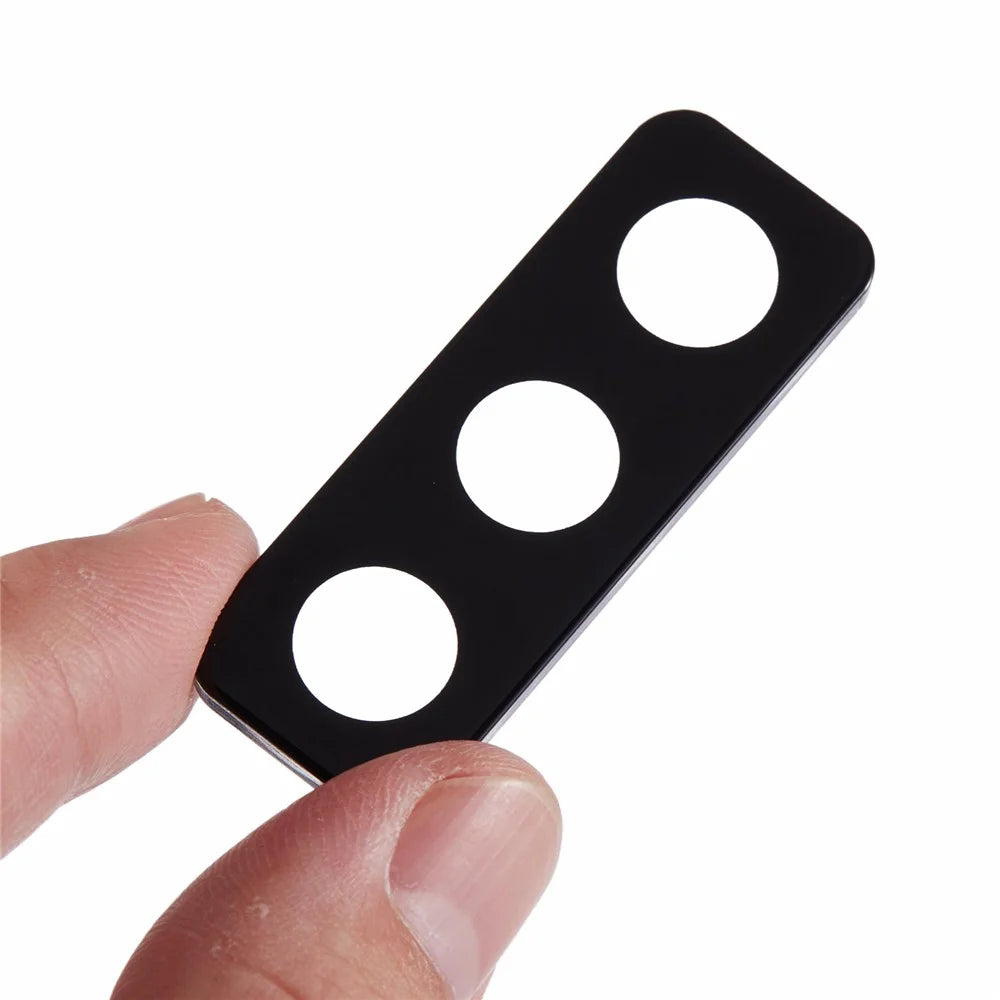 For Samsung Galaxy Z Fold Special / W25 5G Tempered Glass Lens Protector Black Silk Printing Camera Lens Film - 3