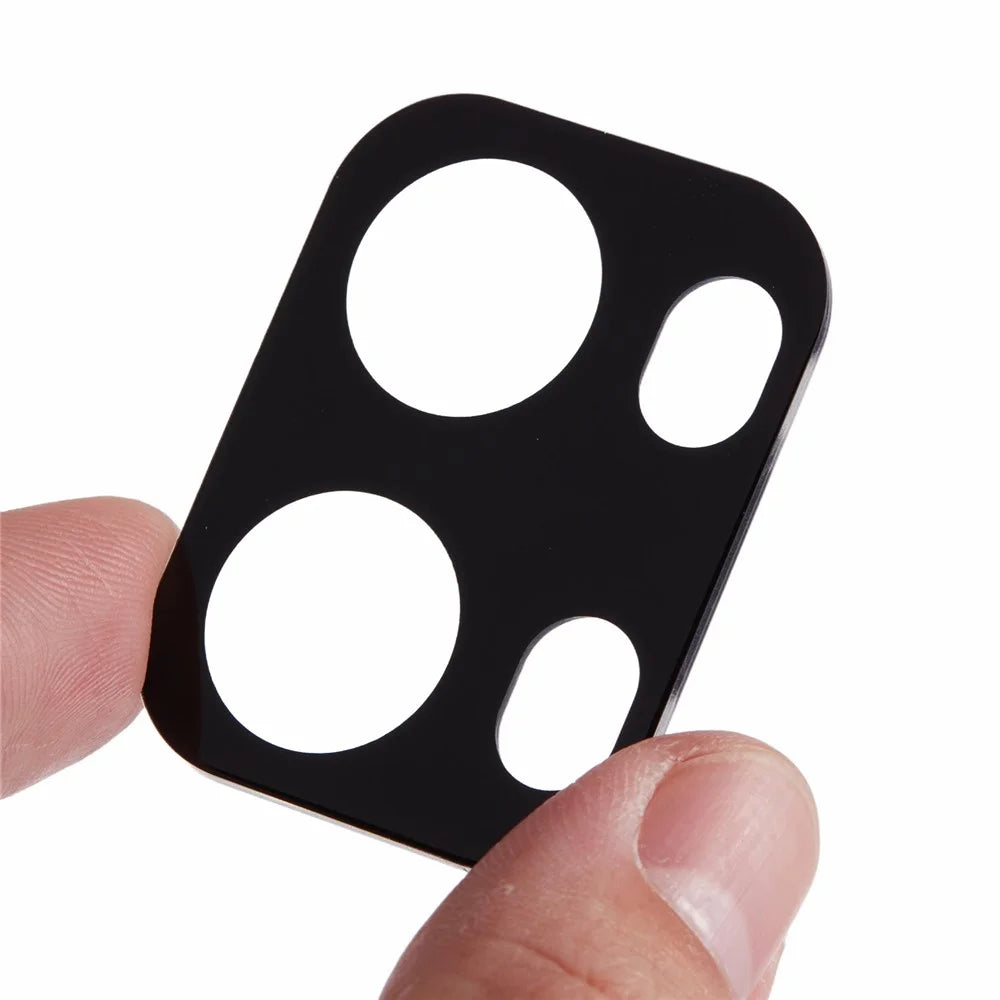 For Oppo Reno13 Pro 5G Tempered Glass Lens Protector Black Silk Printing Camera Lens Film - 3