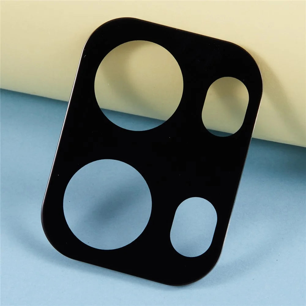 For Oppo Reno13 Pro 5G Tempered Glass Lens Protector Black Silk Printing Camera Lens Film - 4
