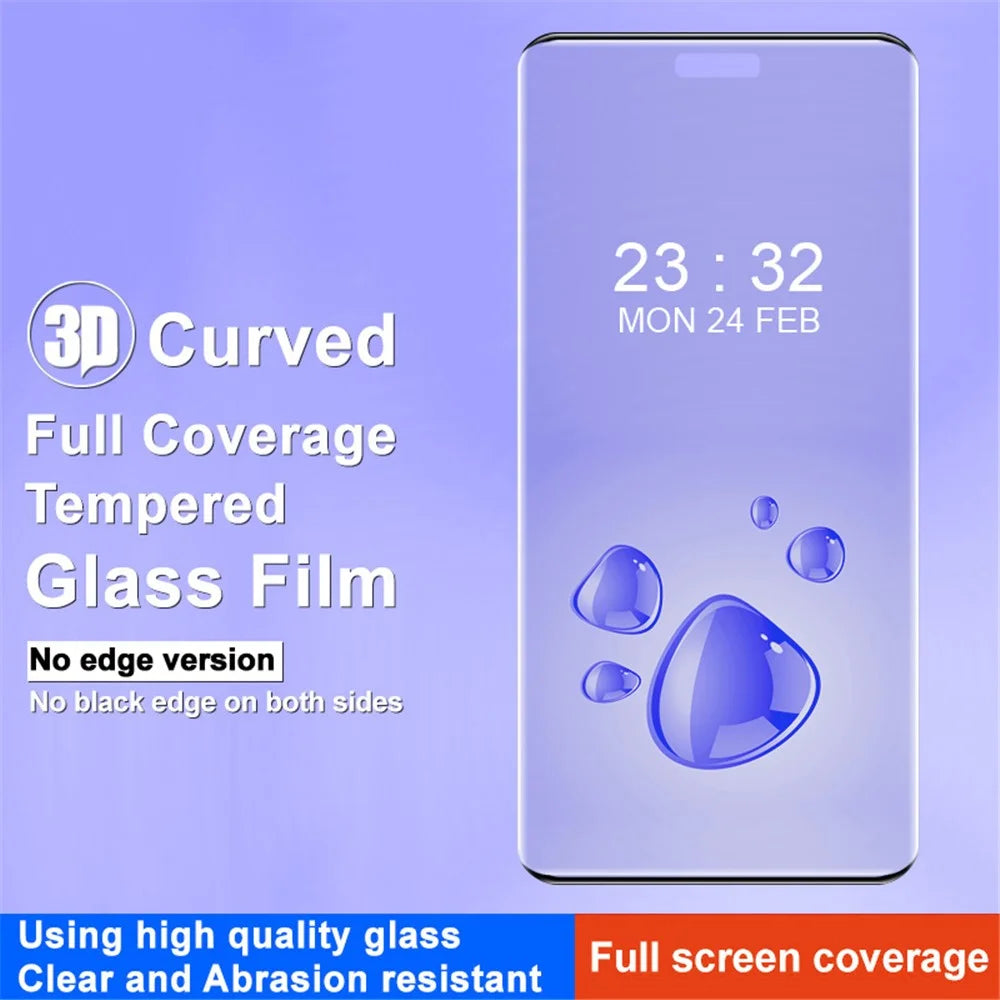 IMAK Tempered Glass Film for Huawei Mate 70 Pro / Mate 70 Pro+ / Mate 70 RS Ultimate 3D Curved Full Screen Protector (No Edge Version) - 3