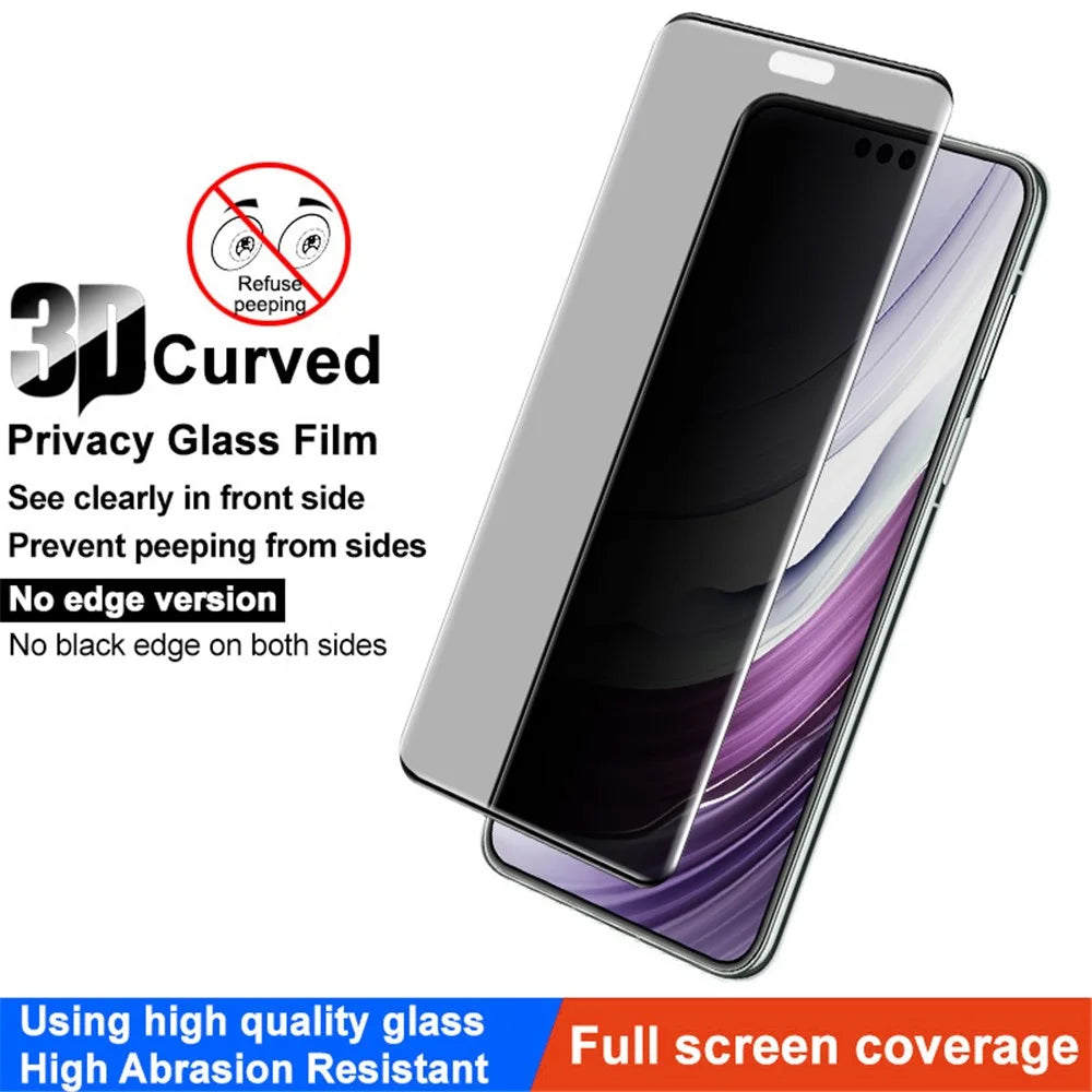 IMAK Anti Spy Film for Huawei Mate 70 Pro / Mate 70 Pro+ / Mate 70 RS Ultimate Tempered Glass Screen Protector (No Edge Version) - 4