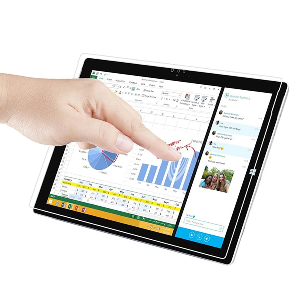 MOCOLO For Microsoft Surface 3 Screen Protector Tempered Glass HD Clear Tablet Screen Film - 3