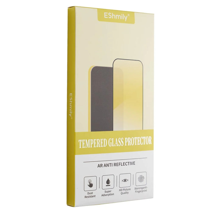 ESHMILY For iPhone 16 Pro Max Screen Protector 2.5D High Aluminium-Silicon Glass Anti Spy Film with Easy Installation Tool - 7