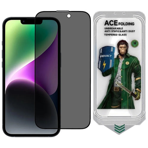 ESHMILY For iPhone 14 Plus  /  13 Pro Max Screen Protector 2.5D High Aluminium-Silicon Glass Anti Spy Film with Easy Installation Tool - 1