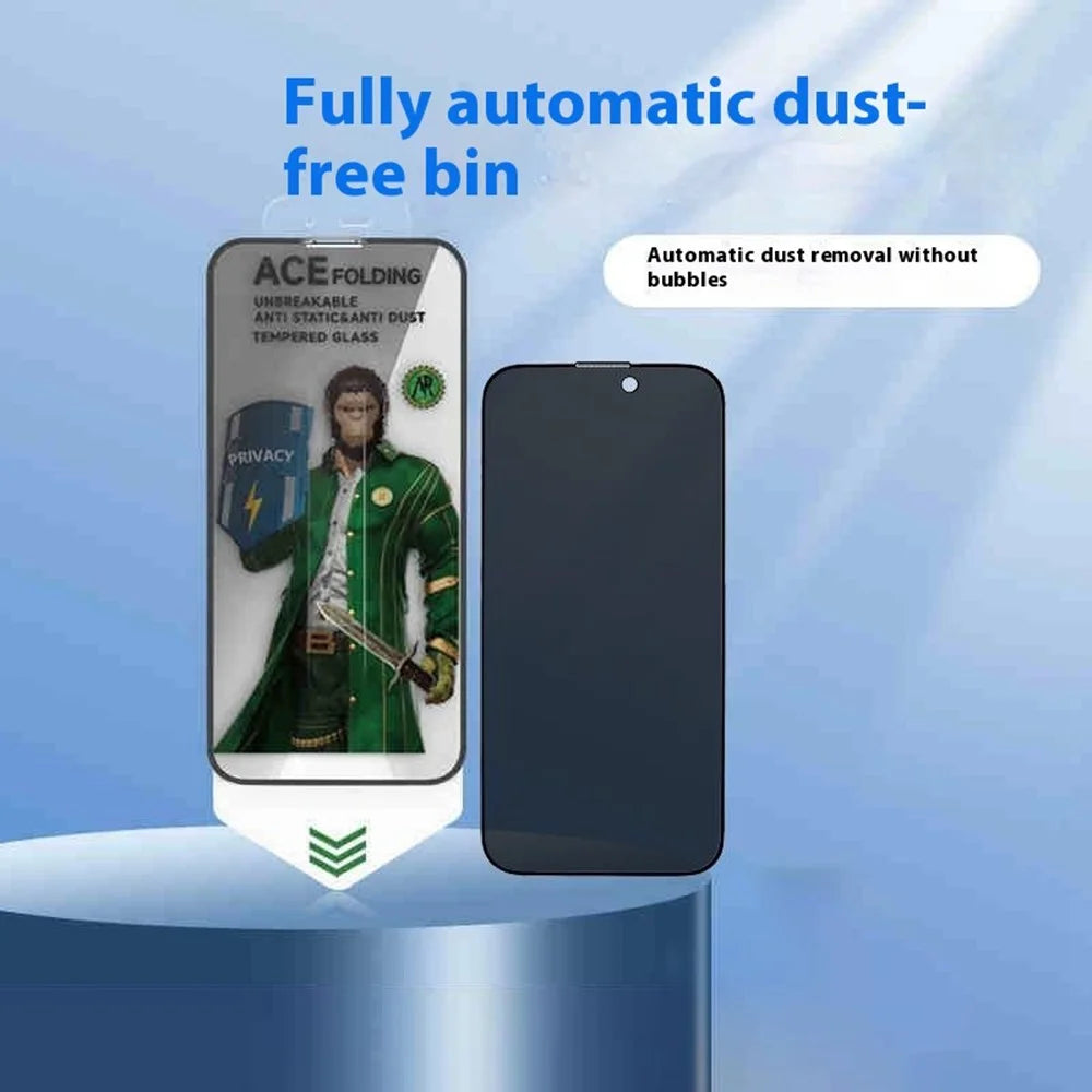 ESHMILY For Samsung Galaxy S25+  /  S24+ Screen Protector 2.5D High Aluminium-Silicon Glass Anti Spy Film with Easy Installation Tool - 3