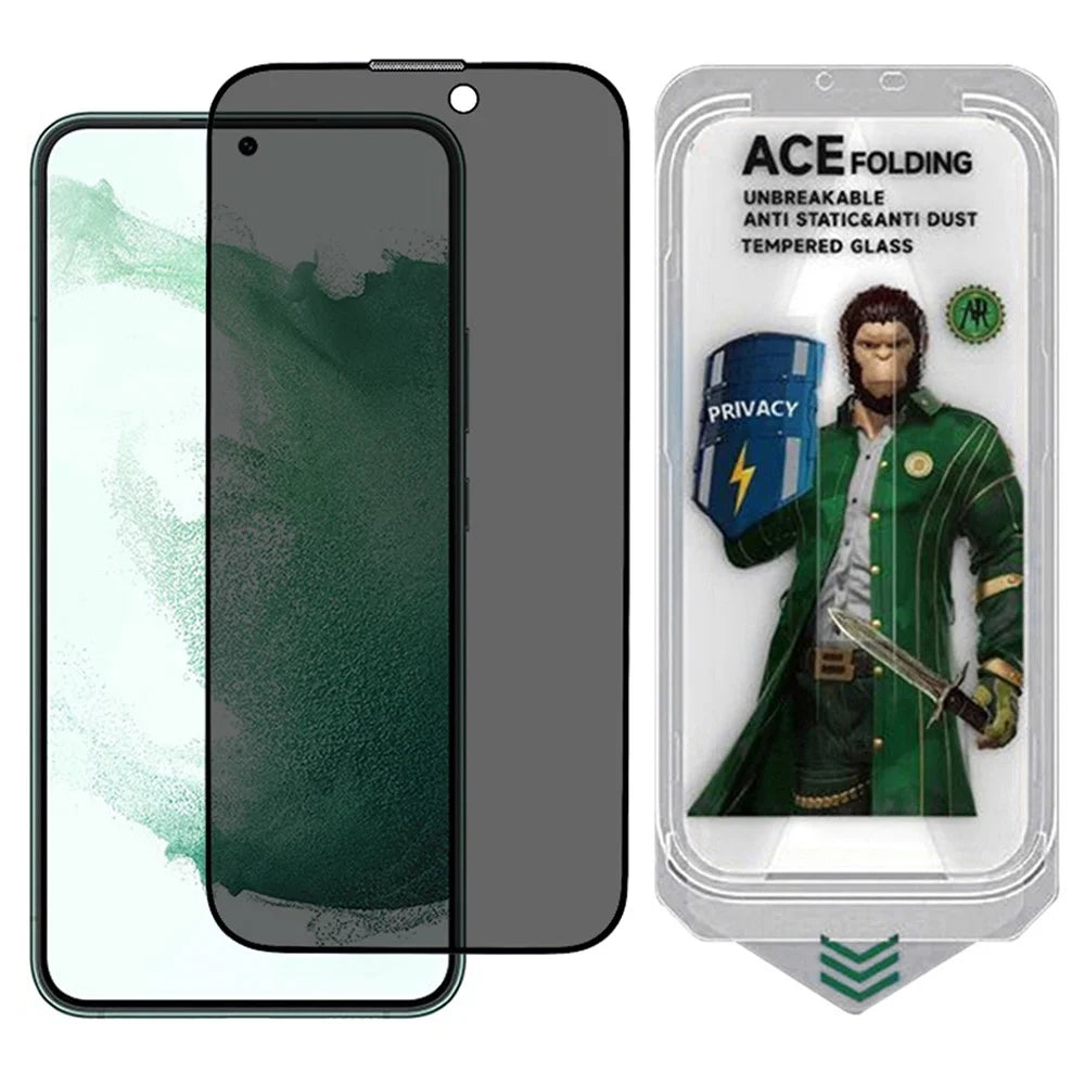 ESHMILY For Samsung Galaxy S23+  /  S22+ 5G Screen Protector 2.5D High Aluminium-Silicon Glass Anti Spy Film with Easy Installation Tool - 1