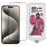 ESHMILY For iPhone 15 Pro Max Screen Protector 2.5D Matte High Aluminium-Silicon Glass Film with Easy Installation Tool - 1