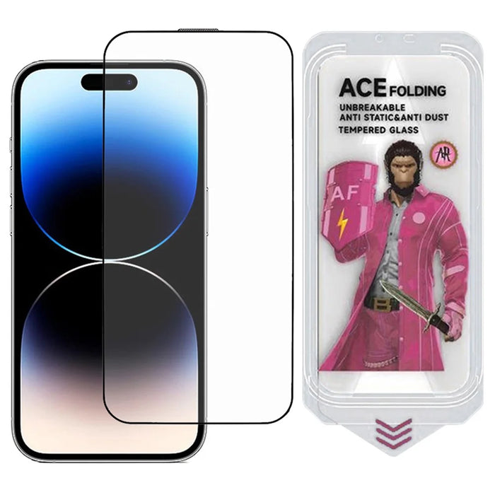ESHMILY Matte Screen Protector For iPhone 16 / 15 / 14 Pro , 2.5D High Aluminium-Silicon Glass Film with Easy Installation Tool - 1