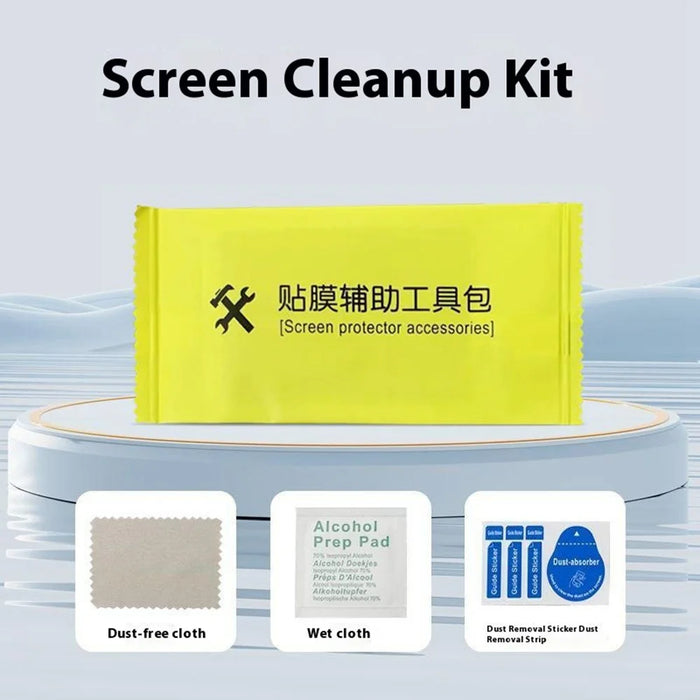 ESHMILY Matte Screen Protector For iPhone 16 / 15 / 14 Pro , 2.5D High Aluminium-Silicon Glass Film with Easy Installation Tool - 7