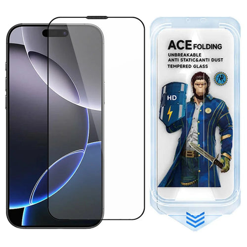 ESHMILY For iPhone 16 Pro Max Screen Protector 2.5D High Aluminium-Silicon Glass Clear Film with Easy Installation Tool - 1