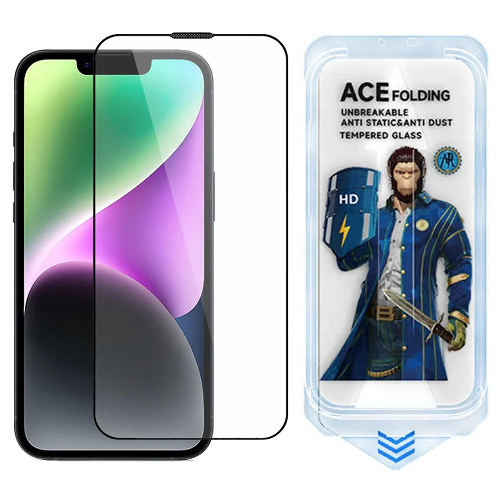ESHMILY For iPhone 14 Plus / 13 Pro Max Screen Protector 2.5D High Aluminium-Silicon Glass Clear Film with Easy Installation Tool - 1